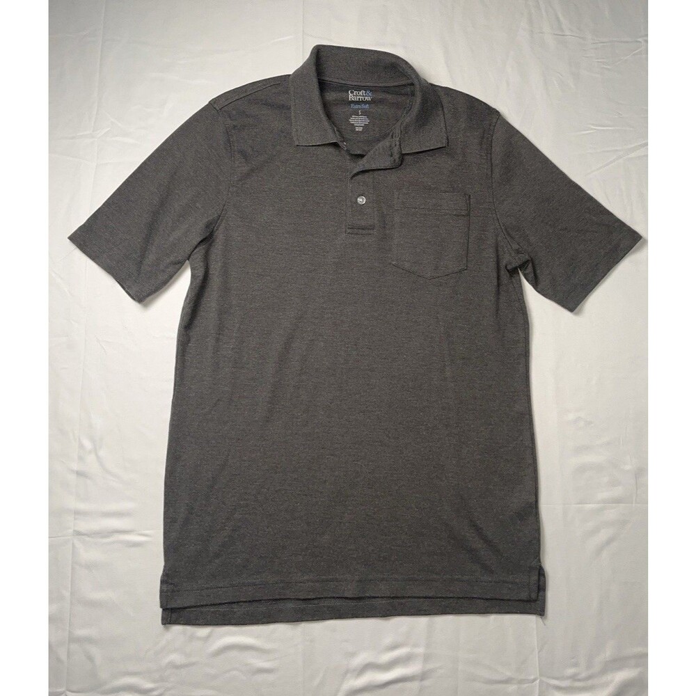 Croft & Barrow Easy-Care Extra-Soft Pocket Polo Modern - Size S